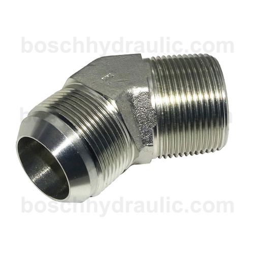 NPT M -24 X JIC M -24; 45° Elbow
