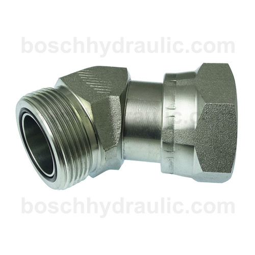 ORFS M -24 X ORFS F -24; 45° Elbow
