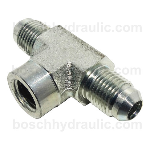 NPT F -04 X JIC M -06, BRANCH TEE