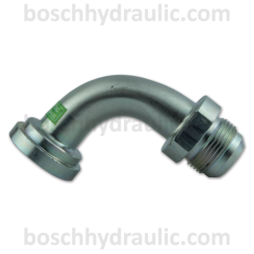 CODE 61 MALE -20 X JIC MALE -16; 90° BENT TUBE