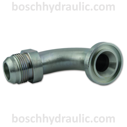 CODE 61 MALE -20 X JIC MALE -16; 90° BENT TUBE