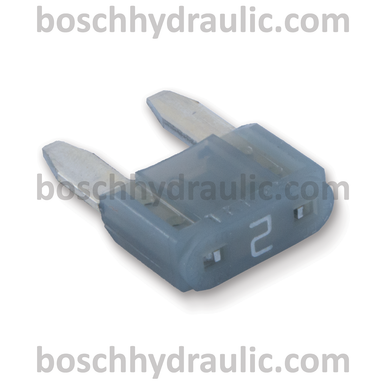 ATM BLADE FUSE, 2 AMP, PACK OF 5 - Bosch Hydraulic Connections Ltd.