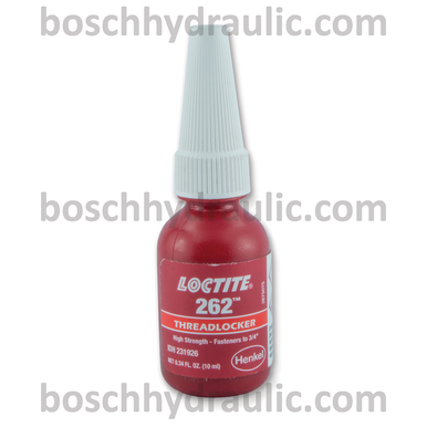 Loctite 262 Red Threadlocker - 10ml - Bosch Hydraulic Connections Ltd.