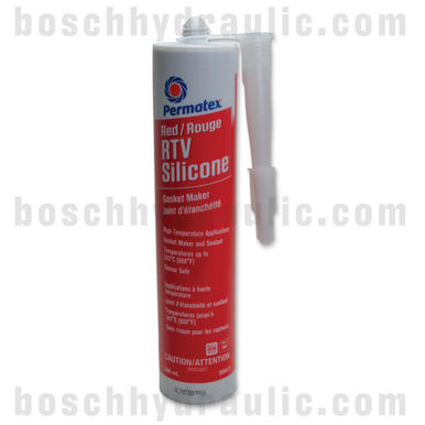 PERMATEX RTV SILICONE 300 ML - RED - Bosch Hydraulic Connections Ltd.