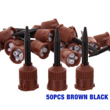 50pcs Brown black (Slate)