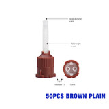 50Pcs Brown plain (6)