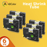 6PK Black on Yellow (Y) - 444