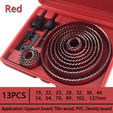 Red 13PCS 19-127mm (black)