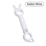 Rabbit White (black)