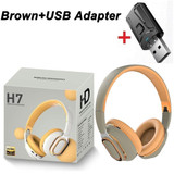 Brown With Adapter (green)
