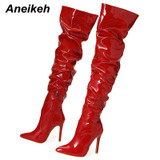 Patent Leather-Red (Red) - 238