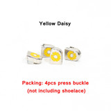 4pcs Yellow Daisy (Beige)