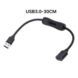 USB3.0-30CM (Silver)