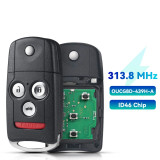 313.8Mhz 4 Buttons (Orange)