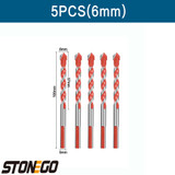 5PCS(6mm) (Orange)