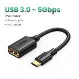 USB 3.0 PVC Black (Yellow)