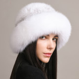 cross mink fur (Khaki)