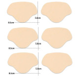 6Pcs-beige (green)