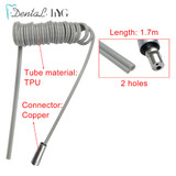 Spiral tube 2 holes (black)