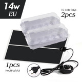 14W EU Plug-White (Dark Grey)