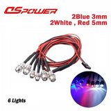 5mm 2WR 3mm 2Blue (Pink)