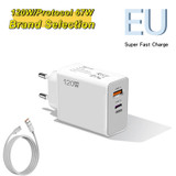 White EU and cable (black)