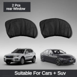 2 PCS rear Window (Dark Grey)
