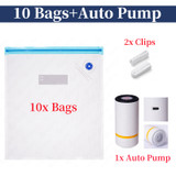 10 Bags-Auto Pump (GRAY)