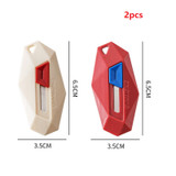 2pcs beige and red (Yellow)