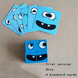 4blocks and 6cards (Multicolor)