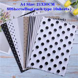 80pcs A4 Heibai (DEEP BLUE)