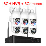 8CH NVR and 6 Camera (black) - 347