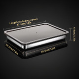 r Box with Lid Large (Silver) - 555