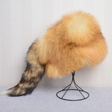 red fox fur (black)
