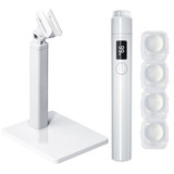 White with Stand (Blue) - 195