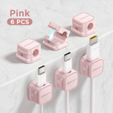 6 Pcs Pink (Creamy White)