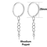 28mm Rhodium (green) - 849