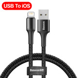 USB To iOS Black (Blue) - 703