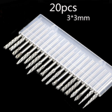 20pcs3x3mmWhite box (Dark Grey)