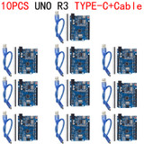 10PCS-R3TYPE-C Cable (army green)