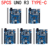 5PCS-UNO R3 TYPE-C (green)