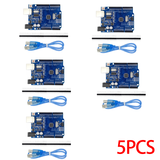 5PCS-UNO R3 Cable (PURPLE)