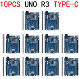 10PCS-UNO R3 TYPE-C (black)