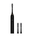 3 brush heads (black)