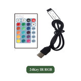 5V USB 24key (Brown)
