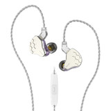 Mauve With mic (Yellow)