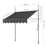 250 x 120 cm (Burgundy) - 391