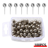 100pcs silver (Dark Grey)