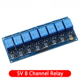 5V  8 channel relay (Blue)