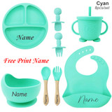 Cyan 8 Pcs (Blue)